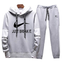 Brand Clothing Men's Casual Sweatshirts Pullover Cotton Men tracksuit Hoodies Two Piece +Pants Sport Shirts Autumn Winter Set