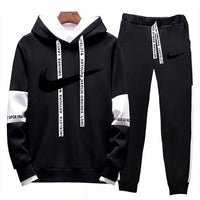 Brand Clothing Men's Casual Sweatshirts Pullover Cotton Men tracksuit Hoodies Two Piece +Pants Sport Shirts Autumn Winter Set
