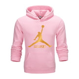 2019 Autumn New Arrival Gold JORDAN 23 Print Hoodies Men Women Sweatshirt Hip-Hop Streetwear Fashion Pullover Hoody clothing