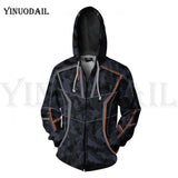 Avengers 4 Endgame Men and Women Zipper Hoodies Captain America 3D Hooded Jacket Superhero Sweatshirt Streetwear Cosplay Costume