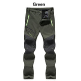 Men Winter Waterproof Pants 2019 Casual Thick Trekking Hiking Mens Trousers Warm Plus Size Camping Climb Run Male Outdoor Pants