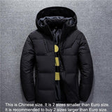 New Winter Jacket Men High Quality Fashion Casual Coat Hood Thick Warm Waterproof Down Jacket Male Winter Parkas Outerwear